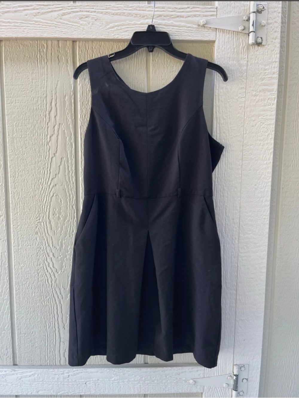 Have Black Sleeveless A-Line Mini Dress